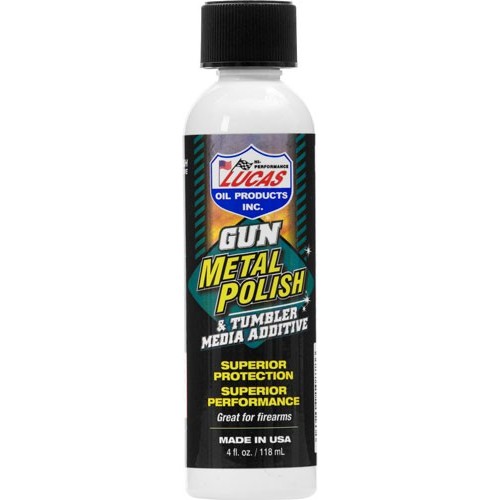 LUCAS OIL 4OZ GUN METAL POLISH