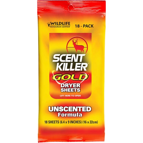 WRC DRYER SHEETS SCENT KILLER