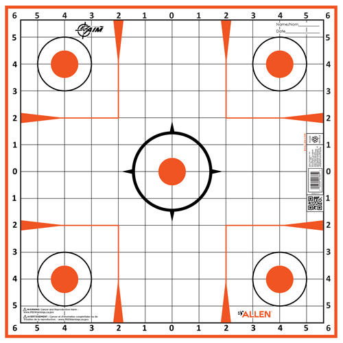 ALLEN EZ AIM SIGHT GRID TRGT