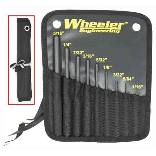 WHEELER 9-PC ROLL PIN PUNCH