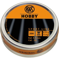RWS PELLETS 22 HOBBY 11.9GR