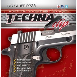TECHNA CLIP HANDGUN RETENTION
