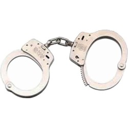 S&W HANDCUFFS MODEL 100 NICKEL