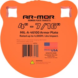 AR-MOR 4" MIL46100 STEEL GONG