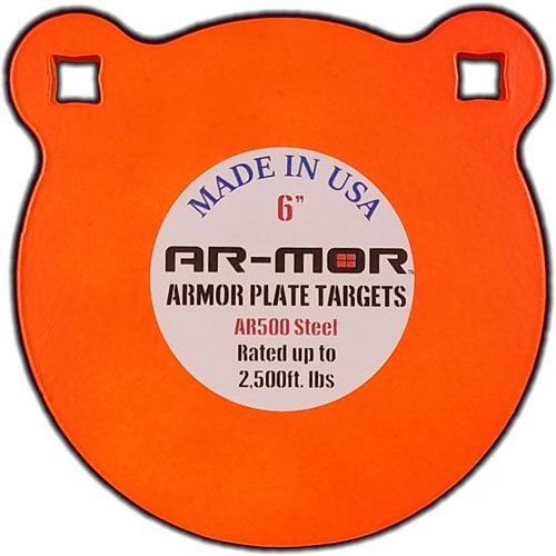 AR-MOR 6" AR500 STEEL GONG