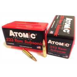 ATOMIC SUBSONIC 223 REM 77GR