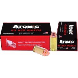 ATOMIC 45 ACP MATCH 185GR LEAD