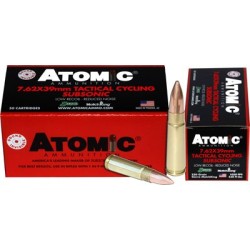 ATOMIC 7.62X39 220GR SUBSONIC
