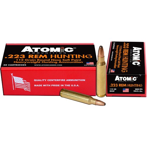 ATOMIC 223 REM 112GR RN SOFT