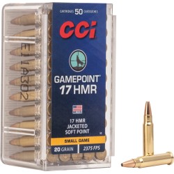 CCI GAMEPOINT 17HMR 20GR JSP