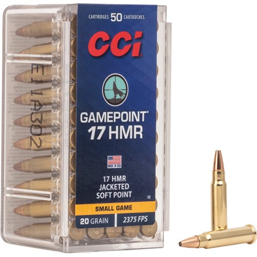 CCI GAMEPOINT 17HMR 20GR JSP