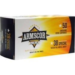 ARMSCOR 38 SPECIAL 158GR FMJ