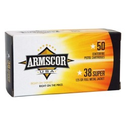 ARMSCOR 38 SUPER 125GR FMJ
