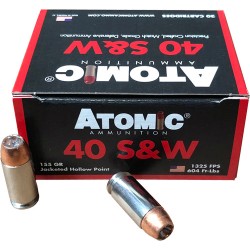 ATOMIC 40 SW 155GR BONDED JHP