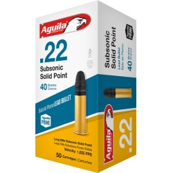 AGUILA SUBSONIC 22LR 40GR