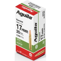 AGUILA 17HMR 20GR JHP