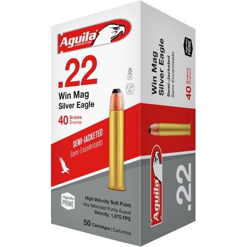 AGUILA 22WMR 40GR JSP 1875FPS
