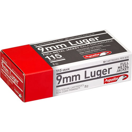 AGUILA 9MM LUGER 115GR FMJ-RN