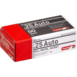 AGUILA 25 ACP 50GR FMJ-RN