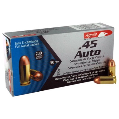 AGUILA 45 ACP 230GR FMJ-RN