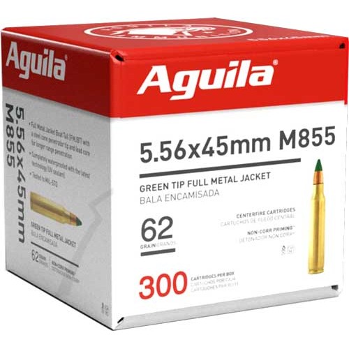 AGUILA 5.56X45 62GR GREEN TIP