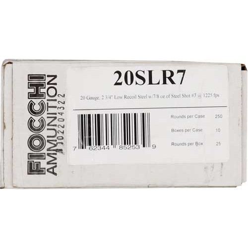 FIOCCHI STEEL 20GA 2.75" 7/8OZ