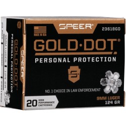 SPEER GOLD DOT 9MM LUGER