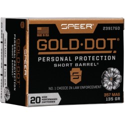SPEER GOLD DOT 357 MAG 135GR