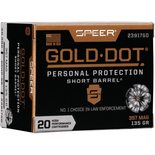 SPEER GOLD DOT 357 MAG 135GR