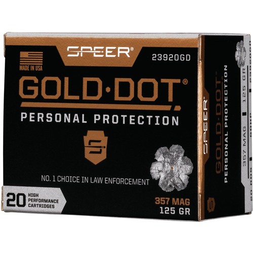 SPEER GOLD DOT 357 MAG 125GR