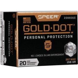 SPEER GOLD DOT 357 MAG 158GR