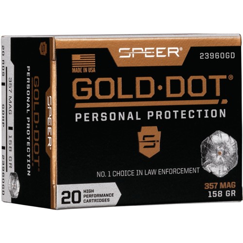 SPEER GOLD DOT 357 MAG 158GR