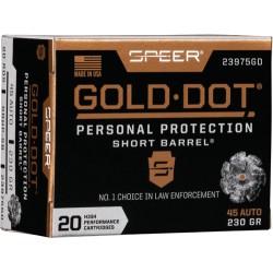 SPEER GOLD DOT 45 ACP 230GR