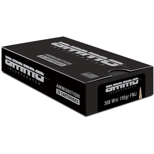 AMMO INC 308 WIN 150GR FMJ