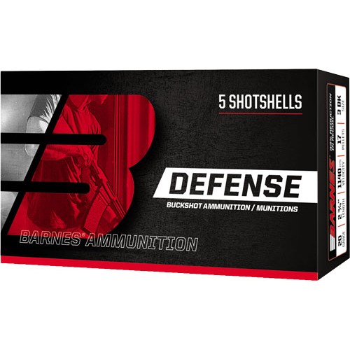BARNES DEFENSE BUCK SHOT 20GA