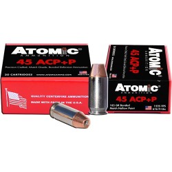 ATOMIC 45 ACP +P 185GR BONDED
