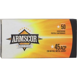 ARMSCOR 45 ACP 230GR FMJ