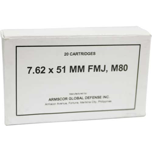 ARMSCOR 7.62X51 M80 147GR FMJ
