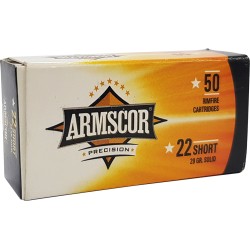 ARMSCOR 22 SHORT 29GR PLATED
