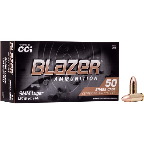 CCI BLAZER BRASS 9MM LUGER