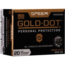 SPEER GOLD DOT 10MM 200GR
