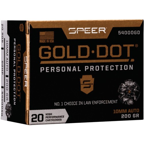 SPEER GOLD DOT 10MM 200GR