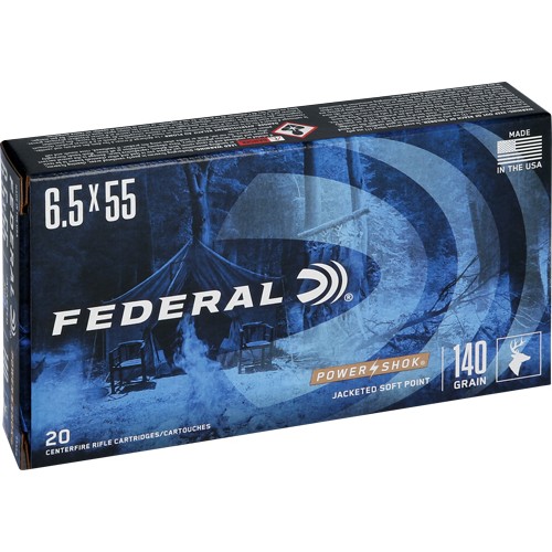 FEDERAL POWER-SHOK 6.5X55