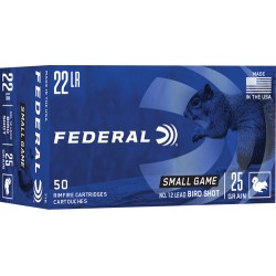 FEDERAL 22LR #12 LEAD BIRDSHOT