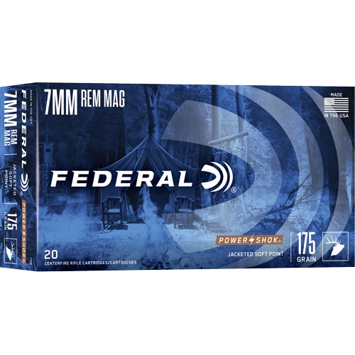 FEDERAL POWER-SHOK 7MM REM MAG