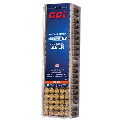 CCI CLEAN 22LR 40GR BLUE POLY