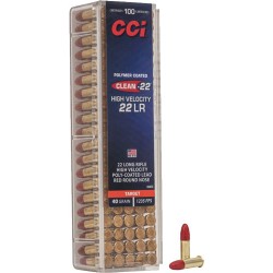 CCI CLEAN 22LR 40GR RED POLY