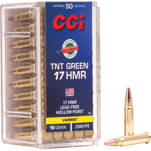 CCI GREEN LEAD FREE 17HMR 16GR