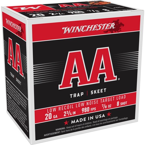 WINCHESTER AA 20GA 2.75" 7/8OX