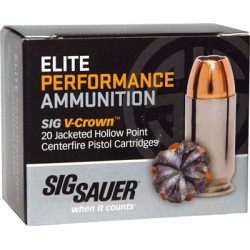 SIG 10MM 180GR ELITE V-CROWN